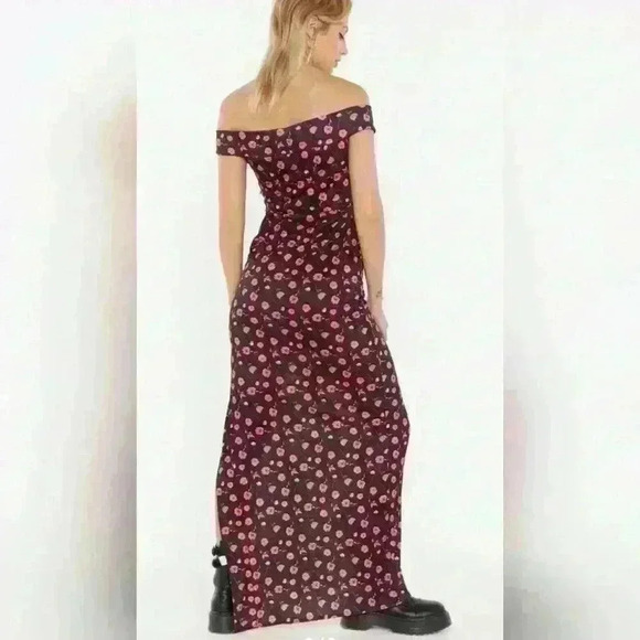Floral Maxi Off Shoulder Dress NWT - Picture 3 of 5